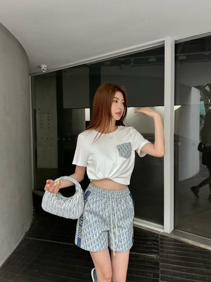 25ss tee short set