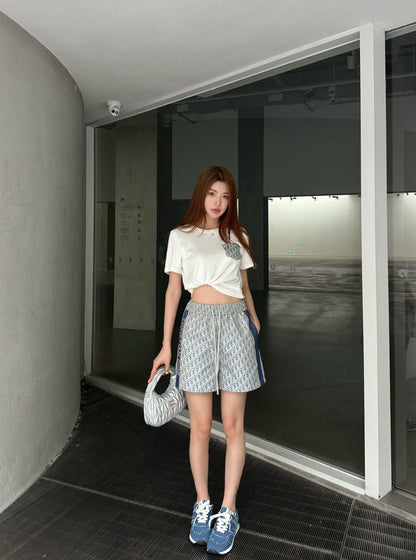 25ss tee short set