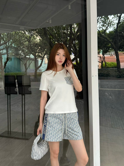 25ss tee short set
