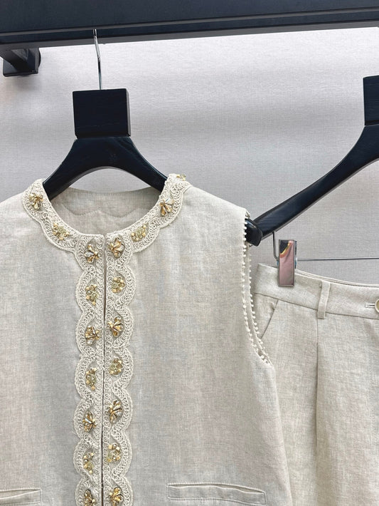 25ss linen suit