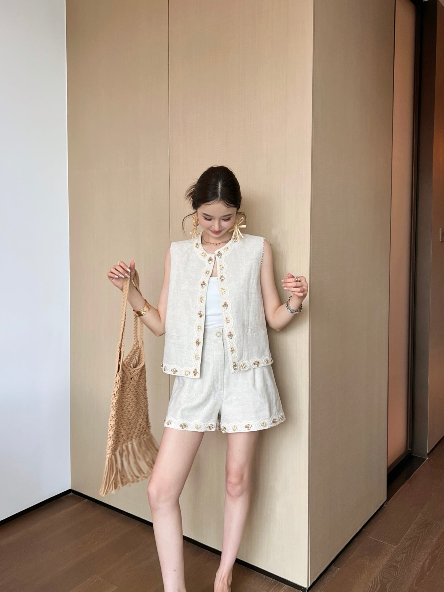 25ss linen suit