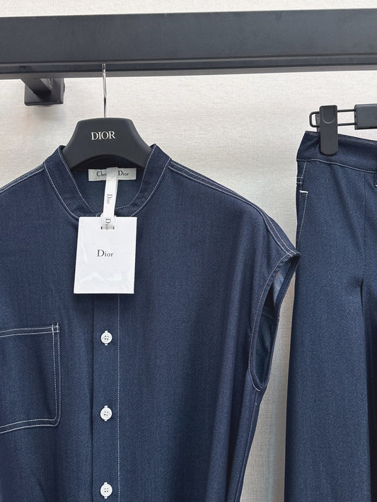 25ss denim vest