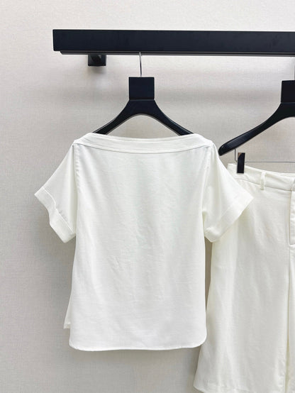 25ss tee short set