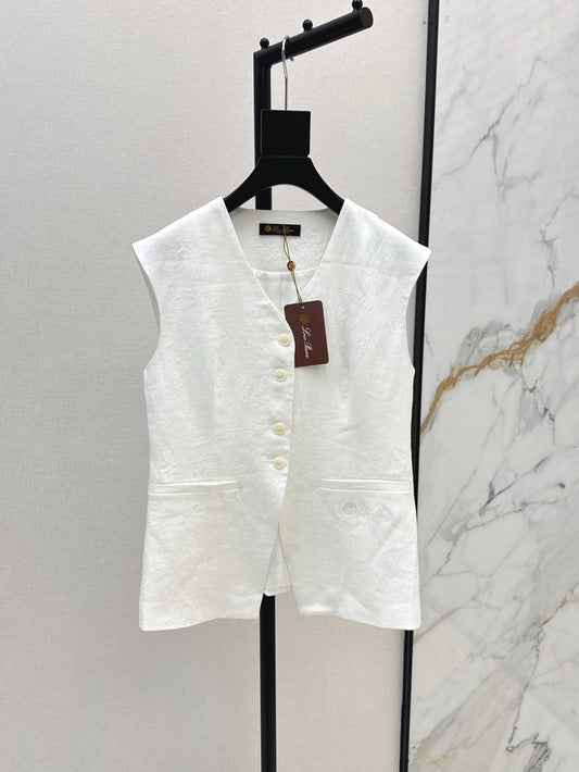 25ss linen vest