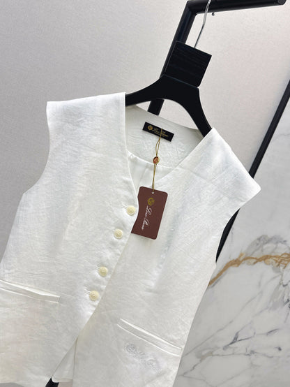 25ss linen vest
