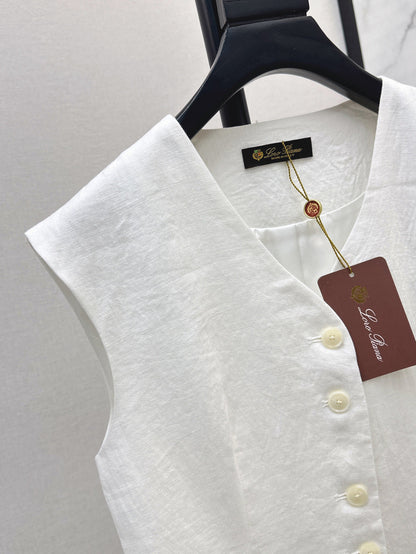 25ss linen vest