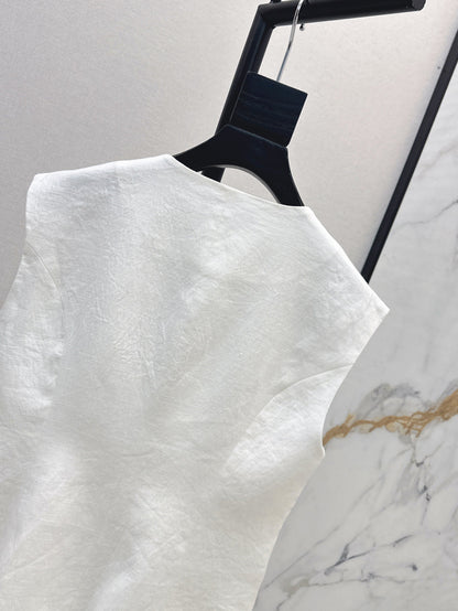 25ss linen vest