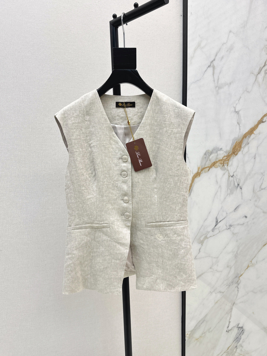 25ss linen vest