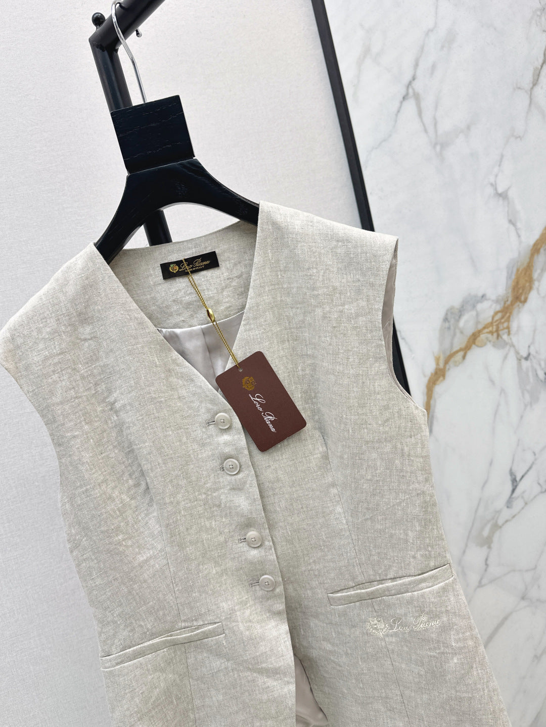 25ss linen vest