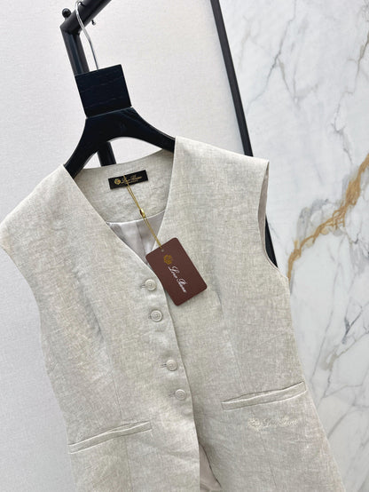 25ss linen vest