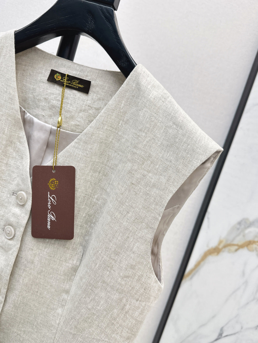 25ss linen vest