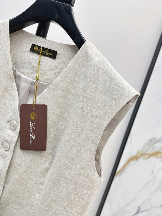 25ss linen vest