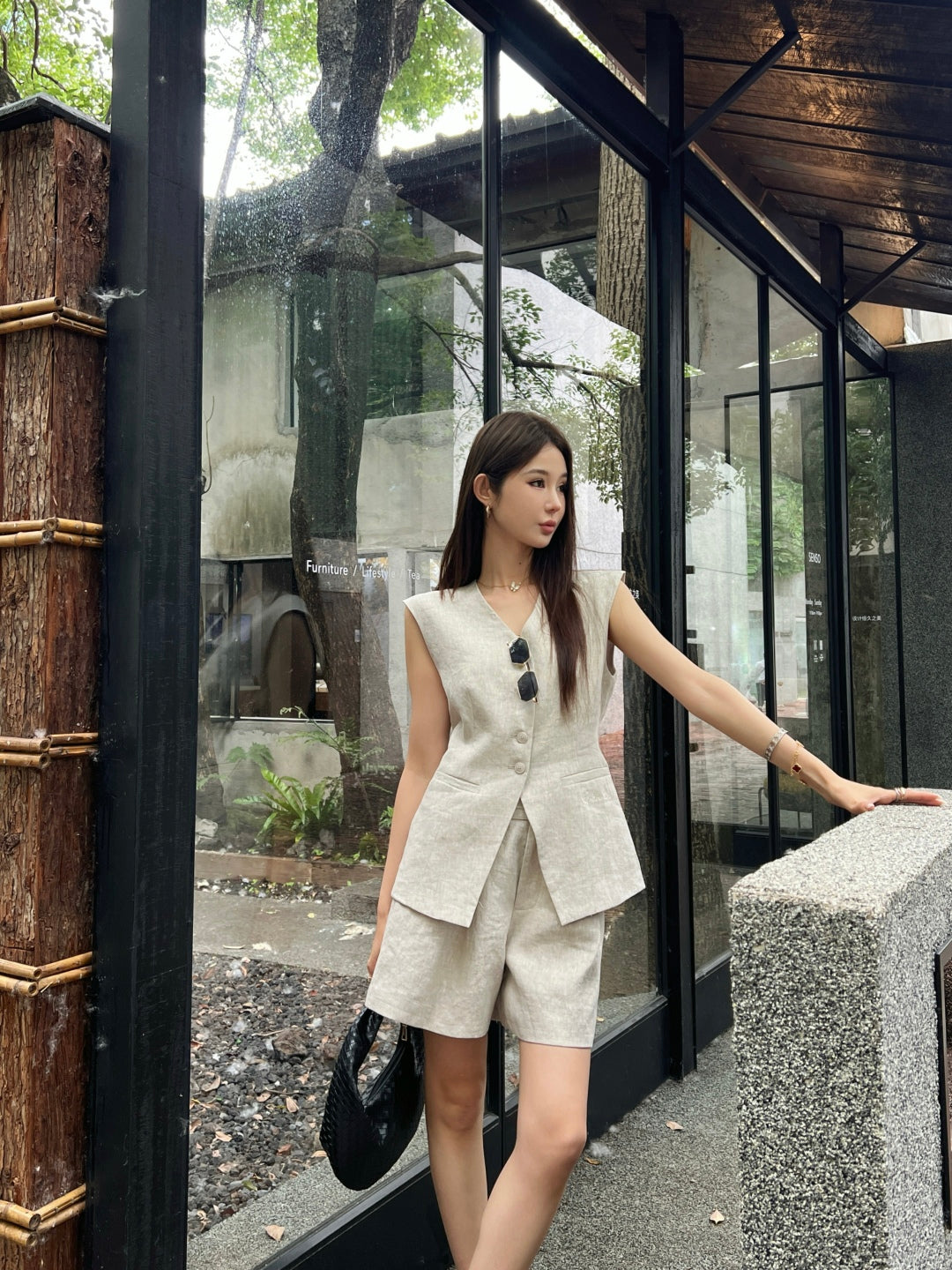25ss linen vest