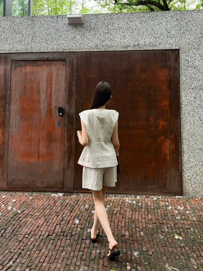 25ss linen vest