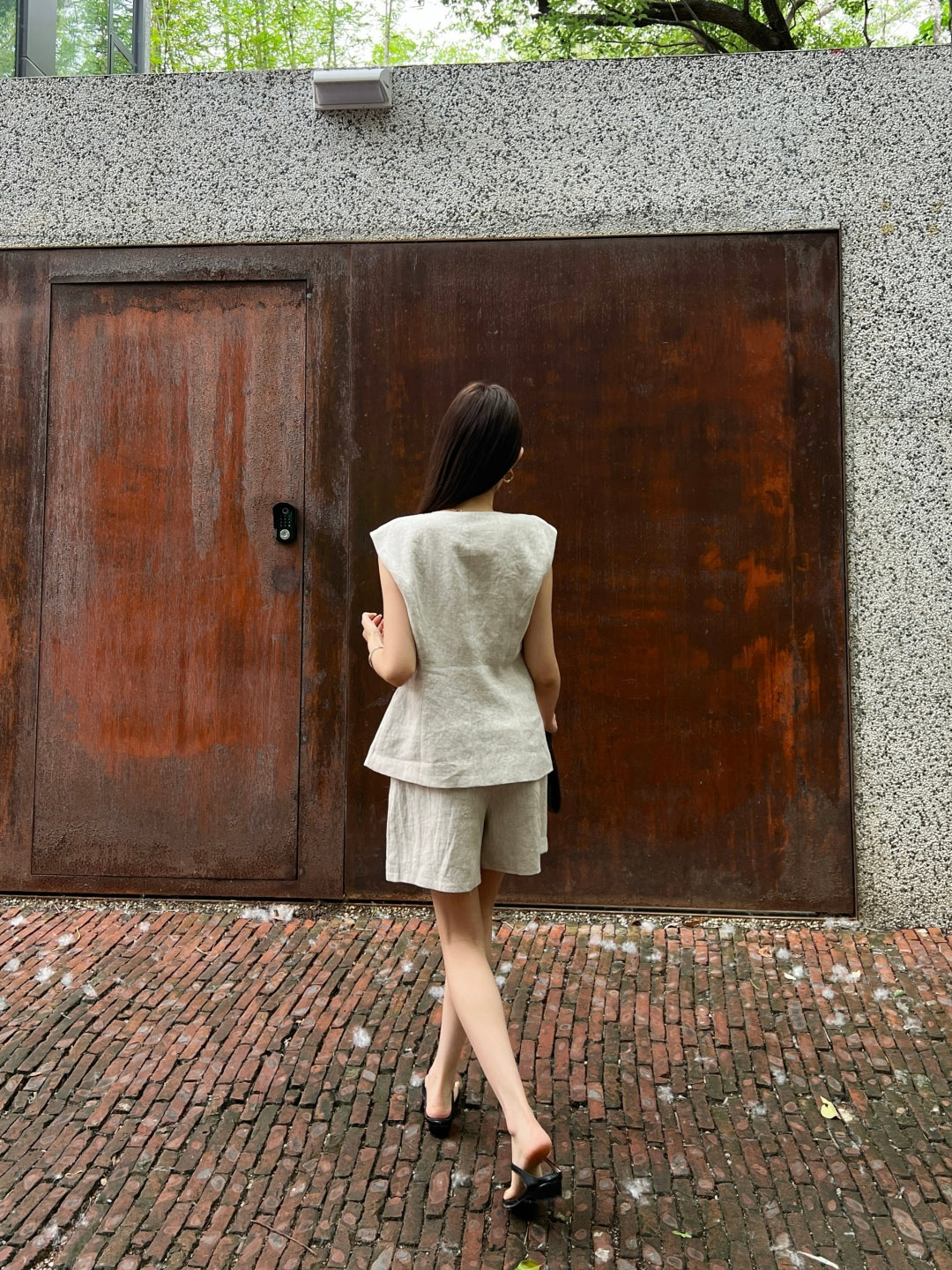 25ss linen short