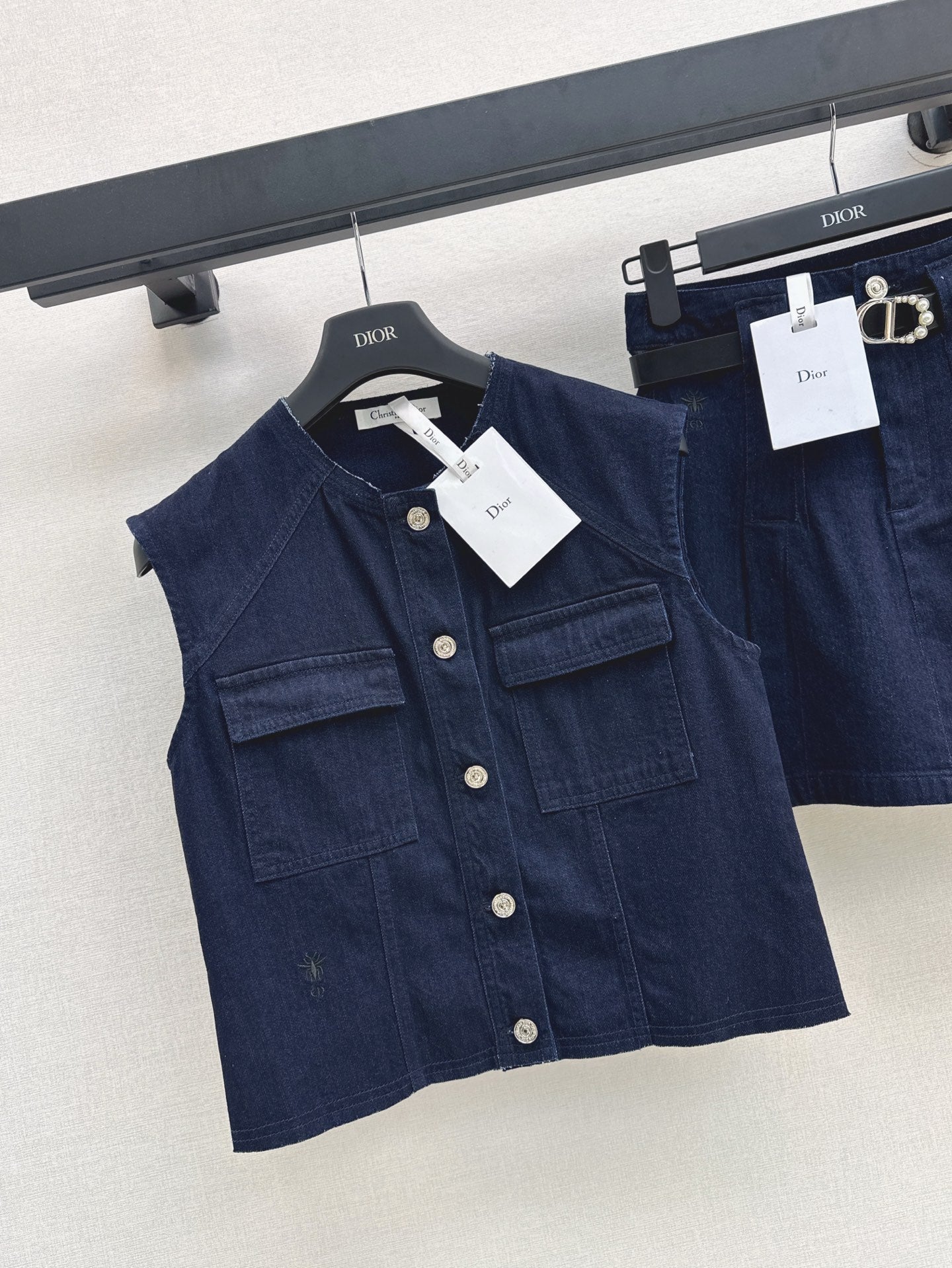 25ss denim vest