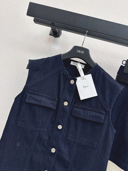 25ss denim vest