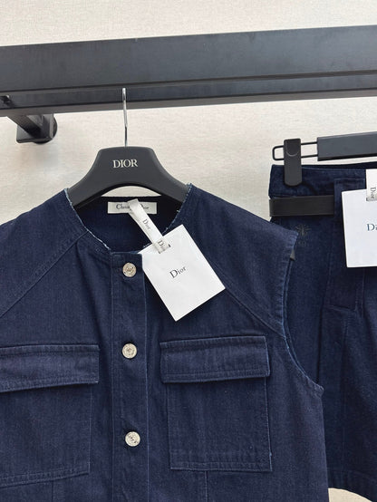 25ss denim vest