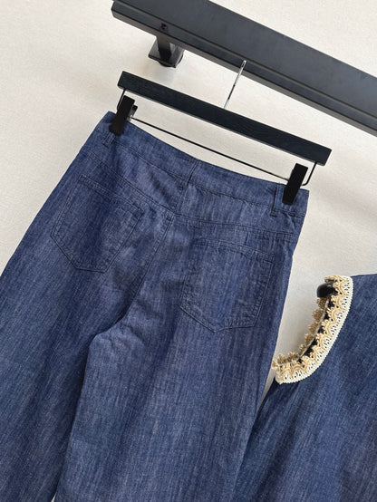 25SS lace jeans