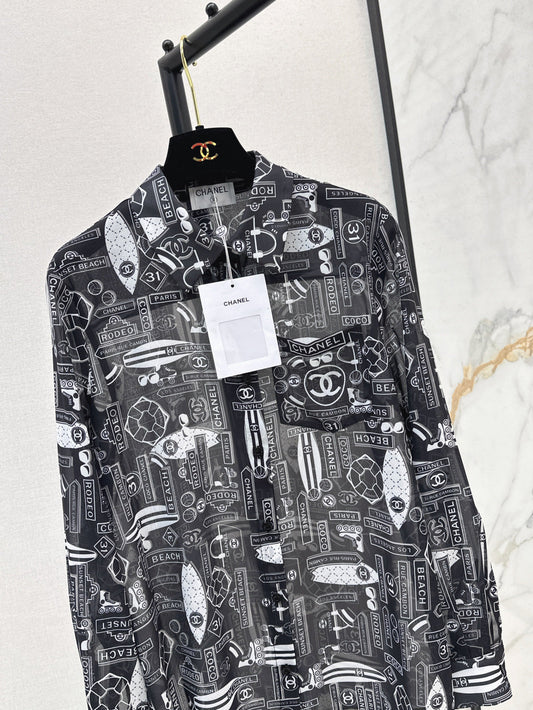 25ss print shirt