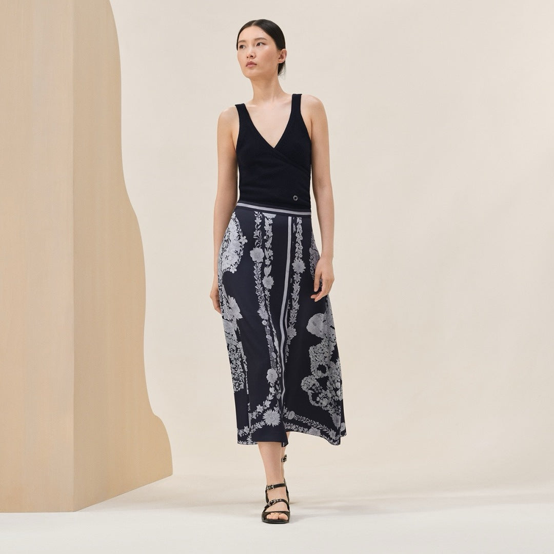 25ss Silk skirt
