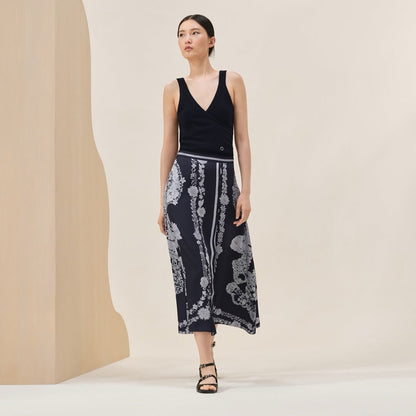 25ss Silk skirt