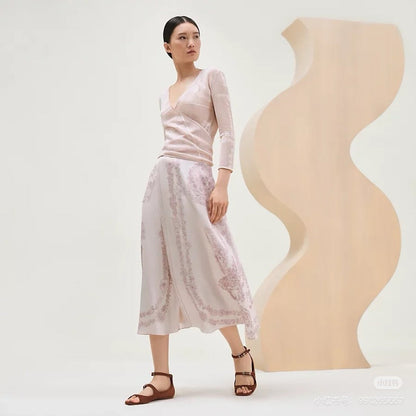 25ss Silk skirt