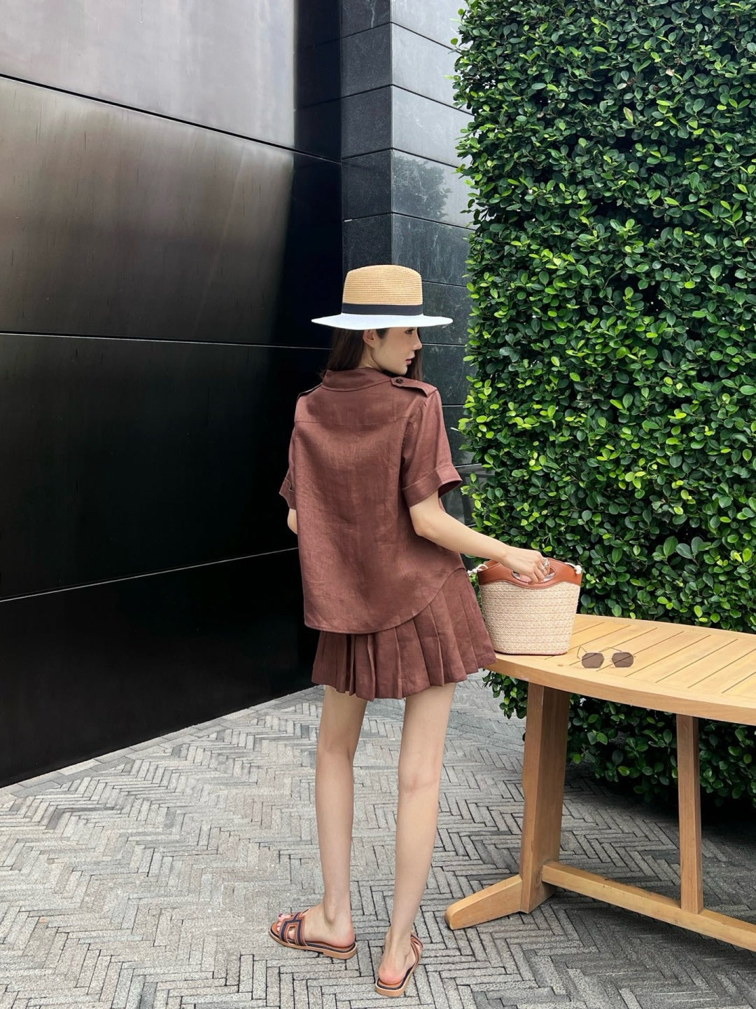 25ss linen suit