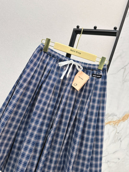 25ss plaid skirt