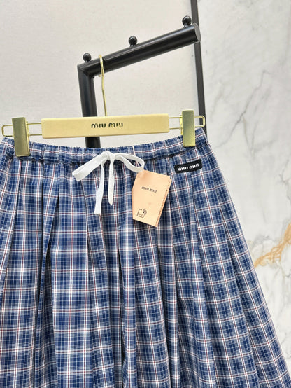 25ss plaid skirt