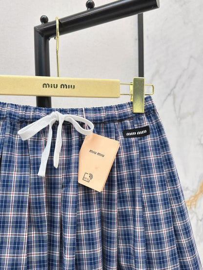 25ss plaid skirt