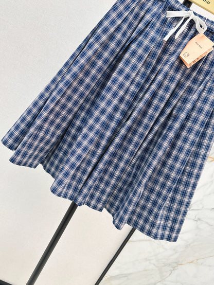 25ss plaid skirt