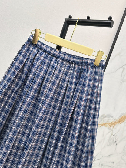 25ss plaid skirt