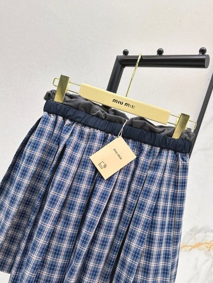 25ss plaid skirt