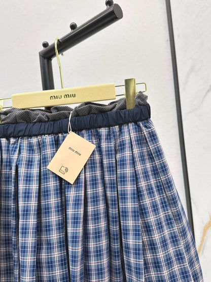 25ss plaid skirt