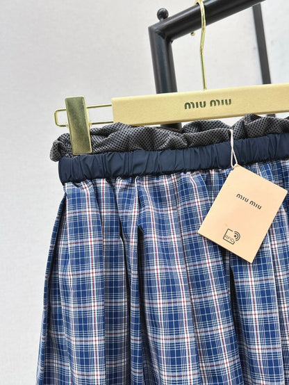 25ss plaid skirt