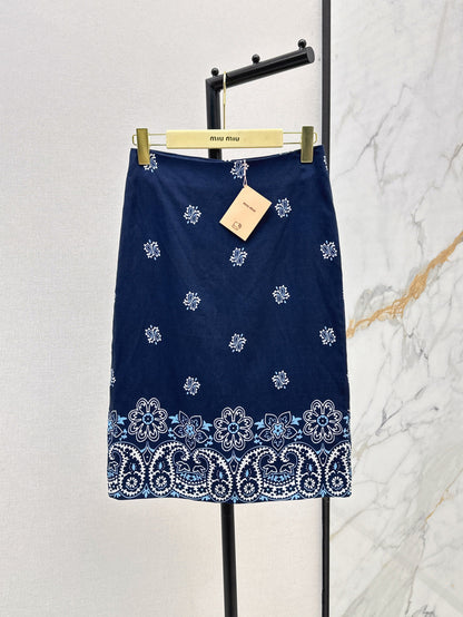 25ss linen skirt