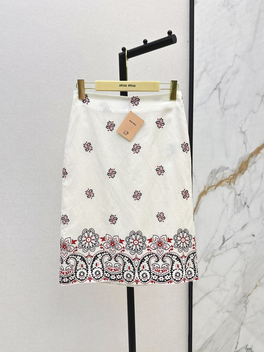 25ss linen skirt