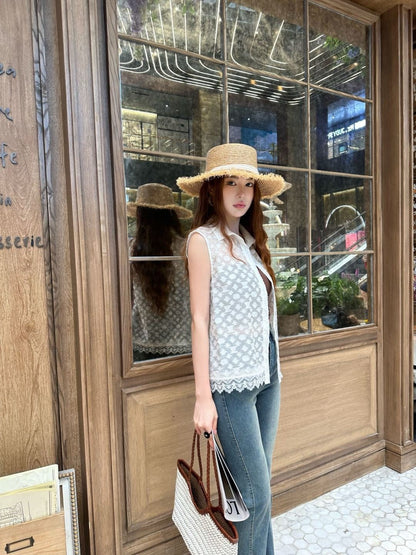 25ss lace vest