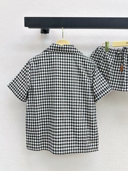 25ss plaid suit