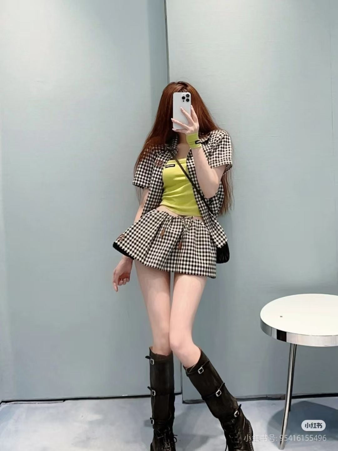 25ss plaid suit