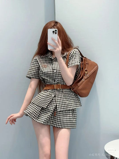 25ss plaid suit