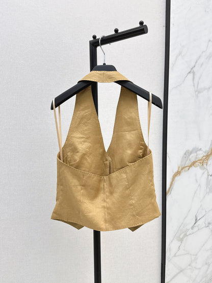 25ss linen vest