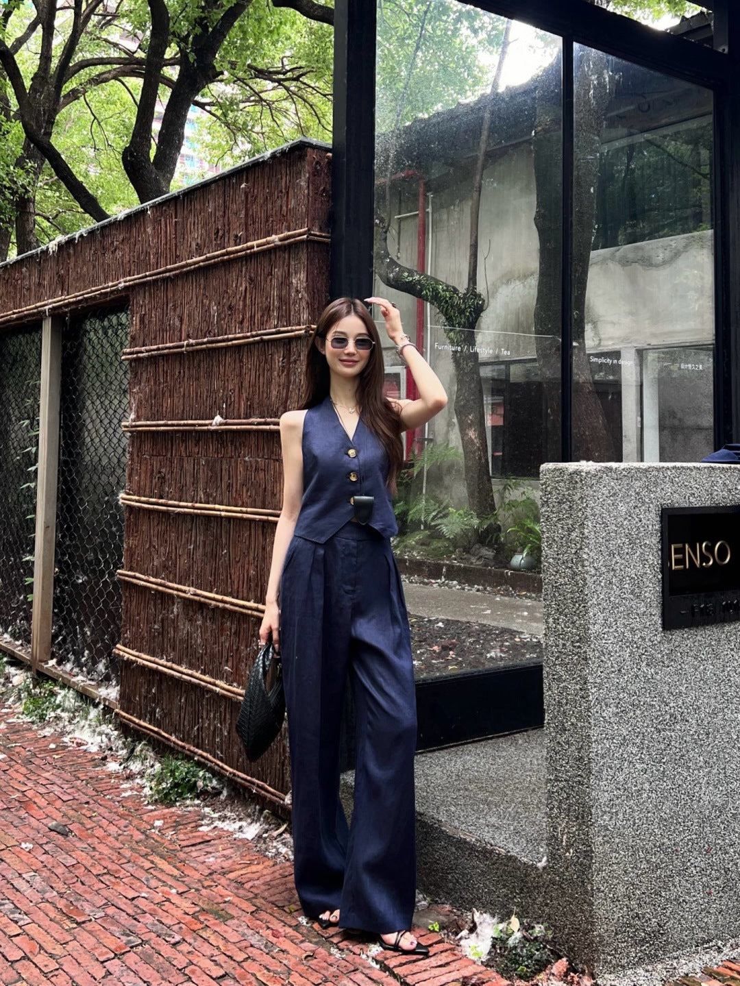 25ss linen vest