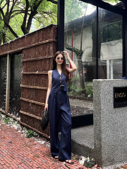 25ss linen vest