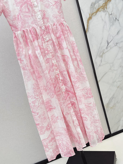 25SS print dress