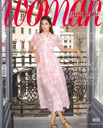25SS print dress