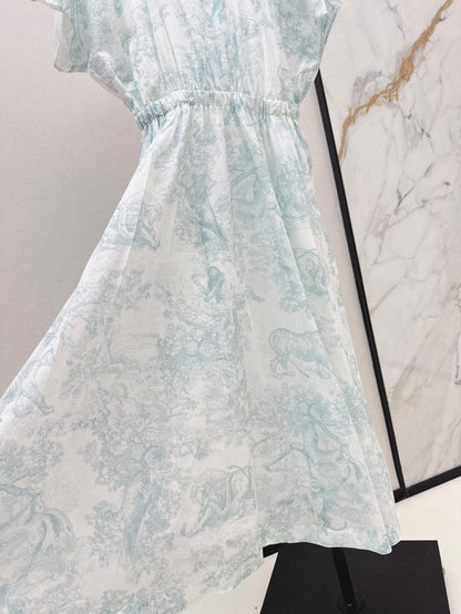 25SS print dress