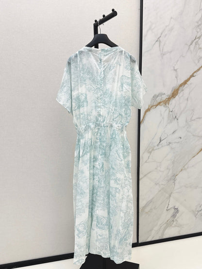 25SS print dress