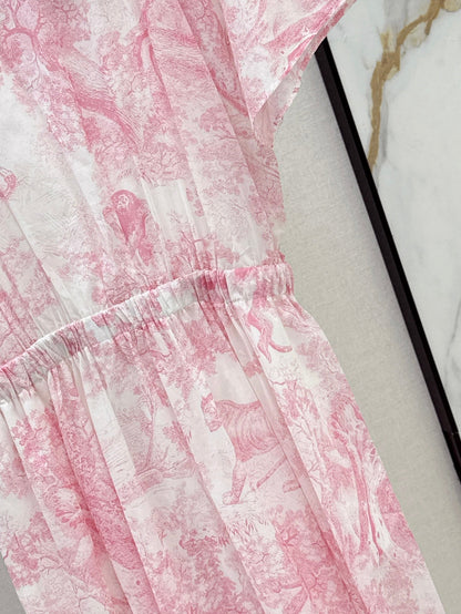 25SS print dress
